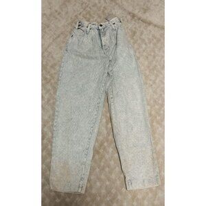 Vintage Levis 929 Jeans Womens 7/8 High Waisted Striped Acid Wash Tapered NWT